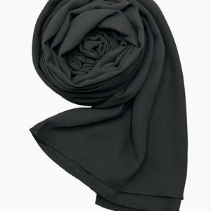 Georgette Long Lightweight Scarf - amiiraa - Amiiraa