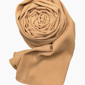 Georgette Long Lightweight Scarf - amiiraa - Amiiraa