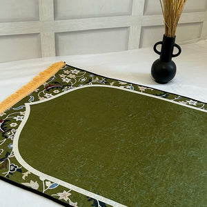 Green Floral Musallah - Amiiraa