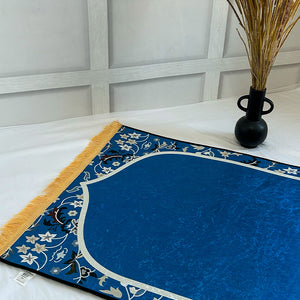 Blue Floral Musallah - Amiiraa