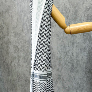 Traditional Palestine Keffiyah Scarves - Grey - Amiiraa