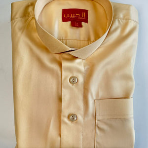 Alhabib Satin Cuffed  Men's Thobe - Amiiraa