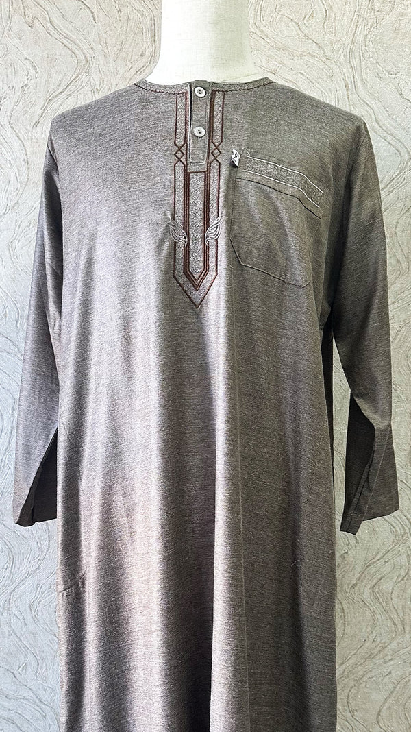 Long Sleeve Thobe - Alwasiem - Amiiraa