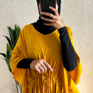 Plain Cotton Kaftan | Free Size - Amiiraa
