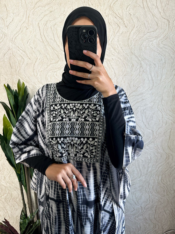 Stripe Pattern Kaftan | Free size - Amiiraa