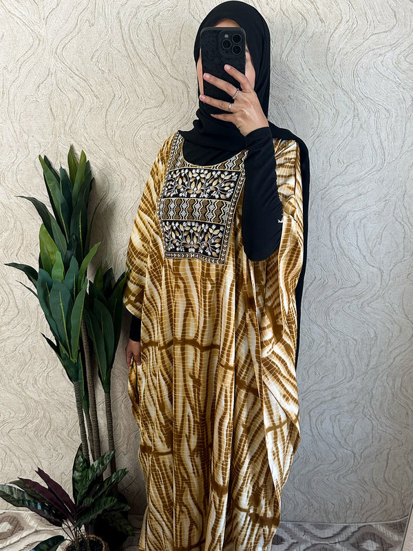Stripe Pattern Kaftan | Free size - Amiiraa