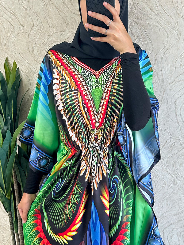Multi color design Kaftan | Free size - Amiiraa