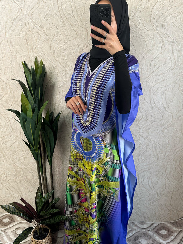 Multi color design Kaftan | Free size - Amiiraa