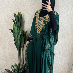 Embroidered Kaftan | Free size - Amiiraa