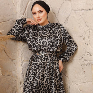 Tiger Satin Dress | Shop online - Amiiraa