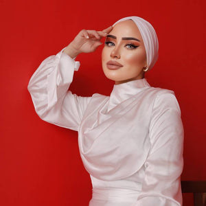 DMN Satin Layer Dress - amiiraa
